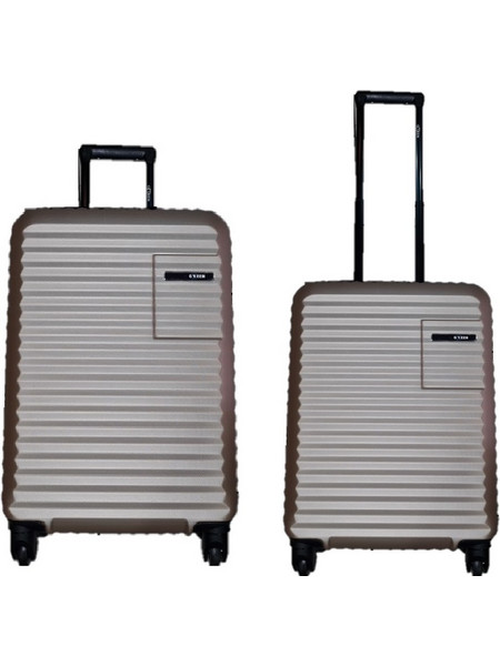 Rain RB8071D Σετ Βαλίτσες 2τμχ Καμπίνας & Μεσαία Χρυσές