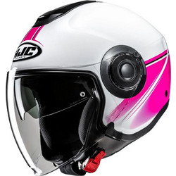 HJC i40N Vision MC8 White Purple Κράνος Μηχανής Jet