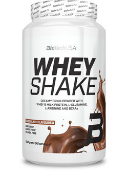 Biotech USA Whey Shake Chocolate Πρωτεΐνη Ορού Γάλακτος Χωρίς Γλουτένη 1kg
