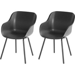 Hartman Sophie Rondo Elegance Καρέκλα Κήπου Αλουμινίου Ανθρακί 2τμχ 8711268613704