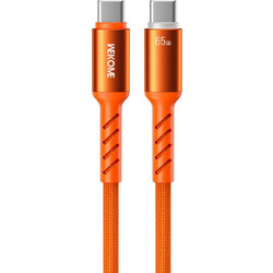 WK WDC-C15 Braided USB-C to Lightning Cable 35W 1.2m Orange