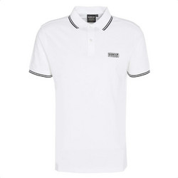 Barbour Ανδρική Μπλούζα Polo Κοντομάνικη Λευκή MML1399-WH51