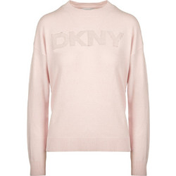 DKNY Γυναικεία Πλεκτή Μπλούζα Ροζ DJ4R0407-QMO