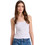 Funky Buddha Γυναικείο Καλοκαιρινό Top Ριπ Λευκό FBL009-101-17
