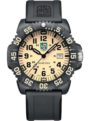 Luminox Sea Lion Ανδρικό Ρολόι με Μαύρο Καουτσούκ Λουράκι X2.2055. SAND