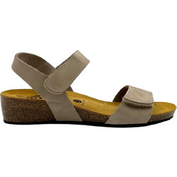 Plakton Afelpado Γυναικεία Σανδάλια Suede Ανατομικά Γκρι 775893