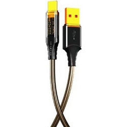 Moxom LX-CB863 LED USB-A to USB-C 100W 1.8m Transparent
