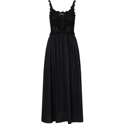Liu Jo Maxi Καλοκαιρινό Καθημερινό Φόρεμα Μαύρο VA6130TS125-22222
