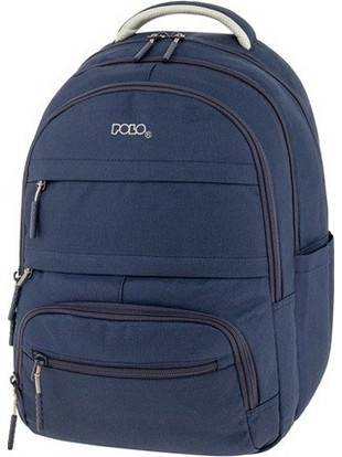 Polo Multi Pocket Σχολική Τσάντα Πλάτης Δημοτικού Μπλε 901064-5000