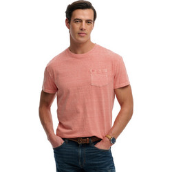 Superdry Ανδρικό Αθλητικό T-Shirt Κοραλί M1012371A-K3W