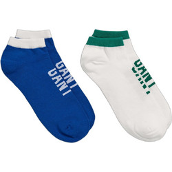 Gant Ανδρικές Κάλτσες Κοντές με Σχέδια Royal Blue Λευκές 2Pack 3G9960247-110