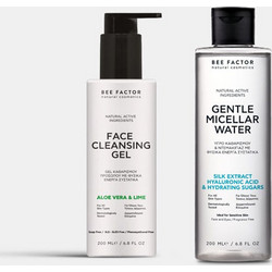 Bee Factor Face Cleansing Gel 200ml + Gentle Micellar Water 200ml