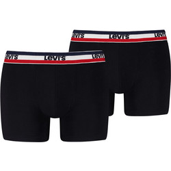Levi's Ανδρικά Μποξεράκια Σετ 2Pack Μαύρα 701238002-003