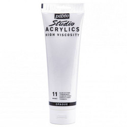 Pebeo Studio Acrylics 11 Vind White Ακρυλικό Χρώμα Ζωγραφικής 250ml