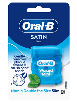Oral-B Satin Floss Κερωμένο Οδοντικό Νήμα με Γεύση 50m