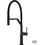Gessi Stelo 60315-299 Μπαταρία Κουζίνας Πάγκου Διπλής Παροχής Ανάμεικτη με Εύκαμπτο Ρουξούνι Μαύρη