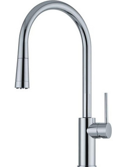 Macart Sunlight 355 BP02047 Μπαταρία Κουζίνας Πάγκου Διπλής Παροχής Ανάμεικτη με Ντουζ Inox