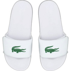 Lacoste Serve Slides 0.0 Ανδρικές Παντόφλες Καλοκαιρινές Λευκές 51CMA00231R5