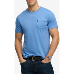 Superdry Classic Essential Pocket Ανδρικό Αθλητικό T-Shirt Μπλε M1012206A-6OC