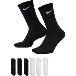 Nike Everyday Ανδρικές Κάλτσες Ψηλές Μαύρες Λευκές 6Pack SX7666-900