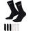 Nike Everyday Ανδρικές Κάλτσες Ψηλές Μαύρες Λευκές 6Pack SX7666-900