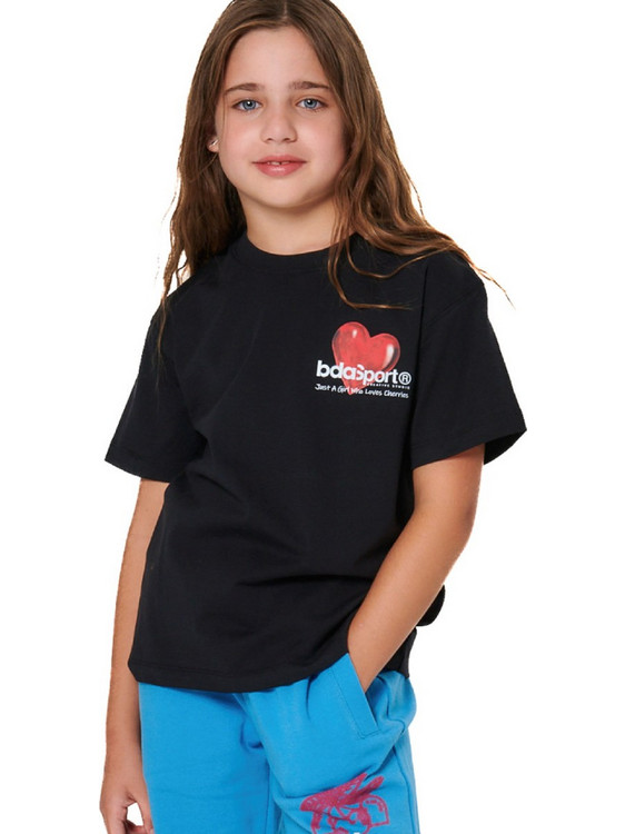 Body Action Παιδικό T-Shirt Κοντομάνικο Μαύρο 052604-01