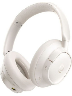 Baseus Hf Bass BH1 Nc Anc Ασύρματα Bluetooth Ακουστικά Over Ear με Noise Cancelling Λευκά