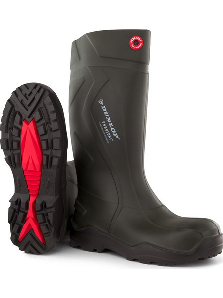 Dunlop Purofort+ S5 Γαλότσες Εργασίας Γονάτου Πράσινες