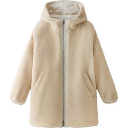 Woolrich Γυναικείο Μπουφάν Χειμωνιάτικο Παρκά Μακρύ Μπεζ CFWWOU0856