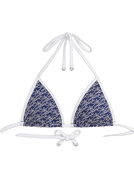 Tommy Hilfiger Bikini Top Τριγωνάκι Navy Μπλε UW0UW06444-0YK