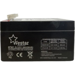 Westar 6FM1.3 Μπαταρία VRLA 12V 1.3Ah