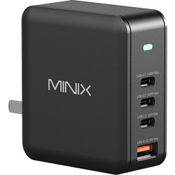Minix P165 Φορτιστής χωρίς Καλώδιο με Θύρα USB-A & 3 Θύρες USB-C 165W Quick Charge 4.0+ & Power Delivery