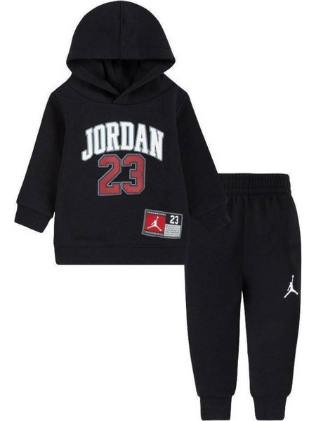 Jordan Παιδικό Σετ Φόρμας Μαύρο 65C651-023