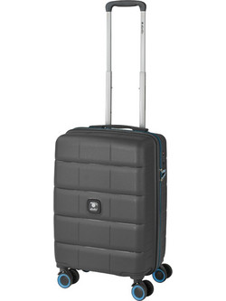 Dielle 210 Βαλίτσα Καμπίνας 55x36x20cm με 4 Ρόδες Μαύρη