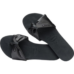 Havaianas Γυναικείες Σαγιονάρες Μαύρες 4147010-0074