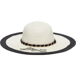 Liu Jo Γυναικείο Καπέλο Fedora Ψάθινο Λευκό VA4197T0300-22222
