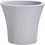 Plastona City 30 Γλάστρα Στρογγυλή Πλαστική Γκρι 30x26.5cm 10.11.0096