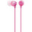 Sony MDR-EX15LP Ακουστικά Ψείρες In-Ear Ροζ