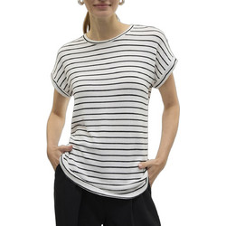 Vero Moda Γυναικείο Καλοκαιρινό Top Λευκό Μαύρο 10291353