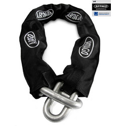Artago Αντικλεπτική Αλυσίδα Μηχανής 180cm 14mm Μαύρη