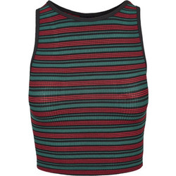Urban Classics Γυναικείο Καλοκαιρινό Crop Top Μπορντό Πετρόλ TB1931-01315
