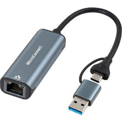 Microconnect MC-USBACNET1G Ενσύρματος Ethernet USB-C Αντάπτορας Δικτύου 1Gbps