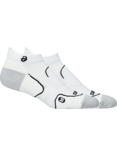 ASICS Court Tennis Ανδρικές Κάλτσες Κοντές με Σχέδια Λευκές 3043A134-100