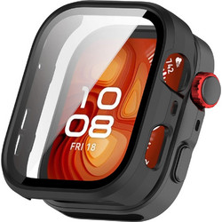 Techsuit Defense360 Pro Πλαστική Θήκη με Προστασία Οθόνης για Huawei Watch Fit 5 Pro 44mm Μαύρη