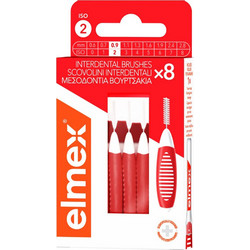 Elmex Μεσοδόντια Βουρτσάκια 0.9mm Κόκκινα 8τμχ