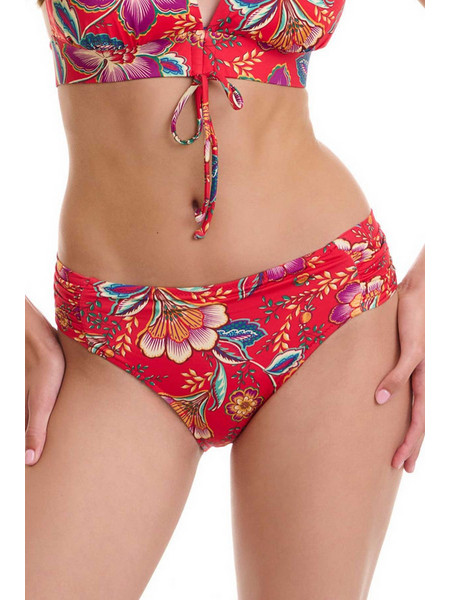 Club Neuf Bikini Slip Floral Κόκκινο CNM609350