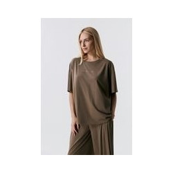 Baya Γυναικείο Αθλητικό T-Shirt Σοκολατί 49282-0