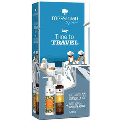 Messinian Spa Face & Body Sunscreen Spf50 100ml + Body Yogurt Apricot & Mango100ml