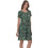 PNN Nightwear Mini Καλοκαιρινό Καθημερινό Φόρεμα Μεταξωτό Κυπαρισσί 0263-3010-1