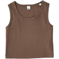 iDo Παιδικό Crop Top Αμάνικο Καφέ 4G832-0871